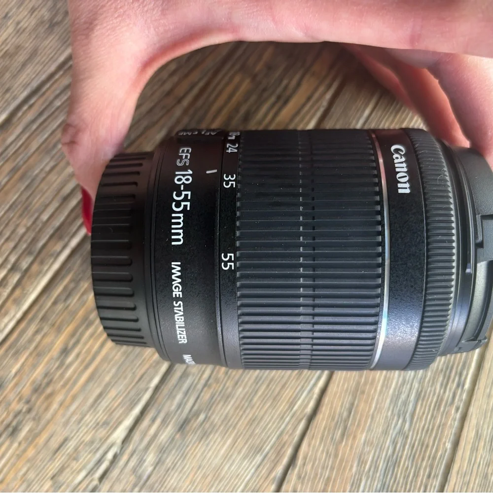 Canon Black Camera Lens 18-55mm